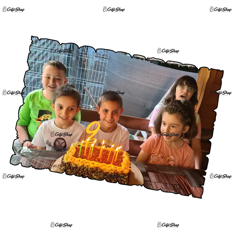 Magnet frigider, forma dreptunghi, personalizat b